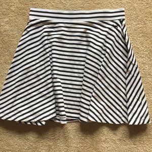 VS PINK striped skater skirt